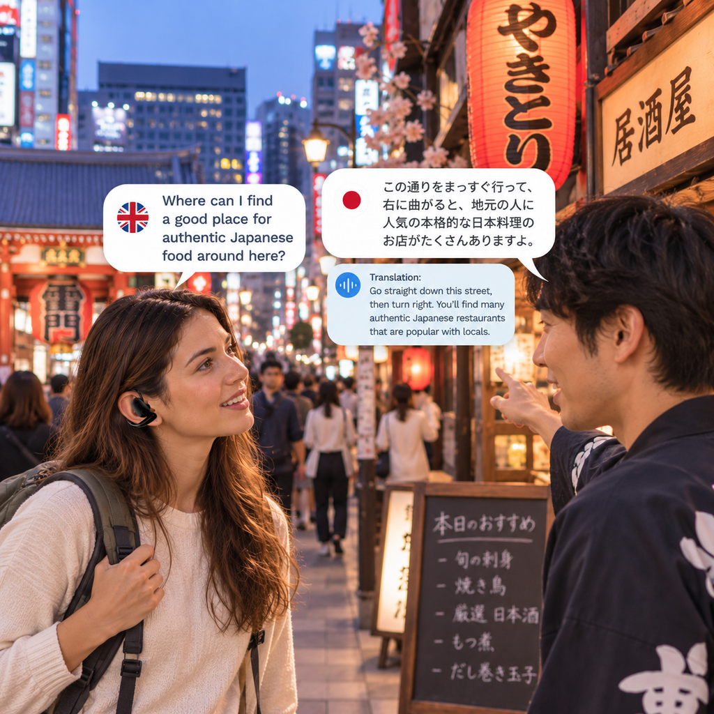3-in-1 AI Translator Earbuds