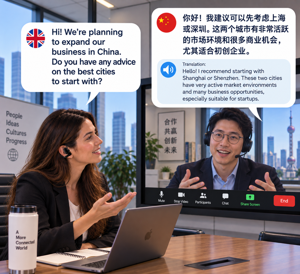 3-in-1 AI Translator Earbuds